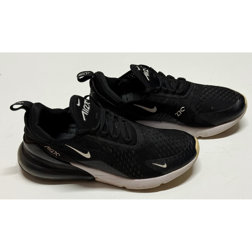 Nike Air Max 270 Womens Black White AH6789-001 Running Shoes Size 10
